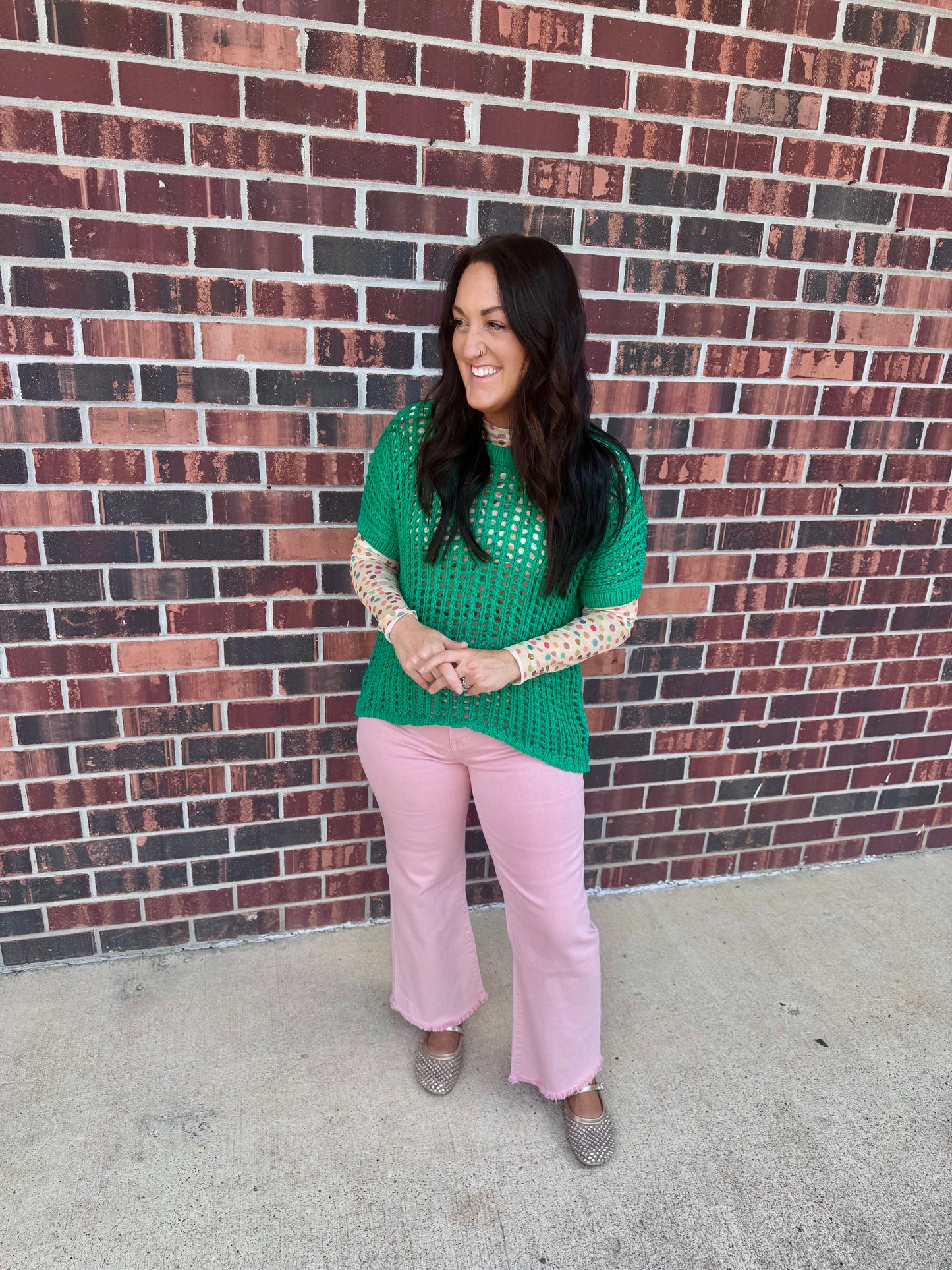Dottie Mesh Top