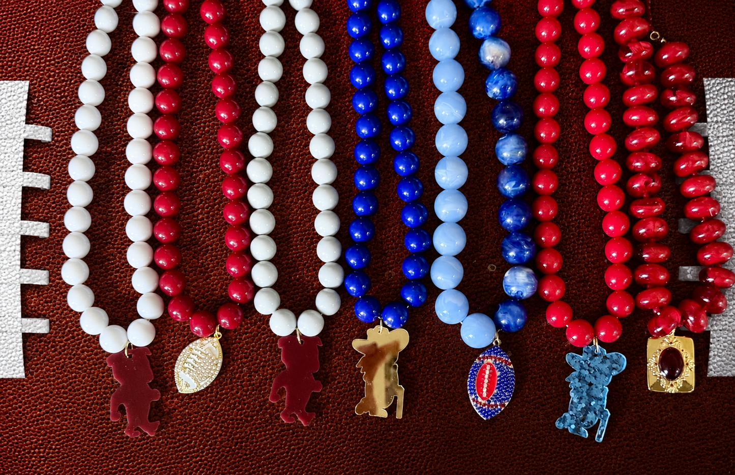 Game Day Beaded Necklaces