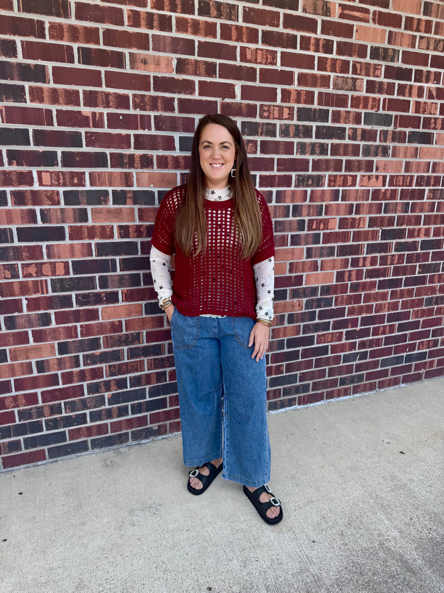 Stardust Mesh Top