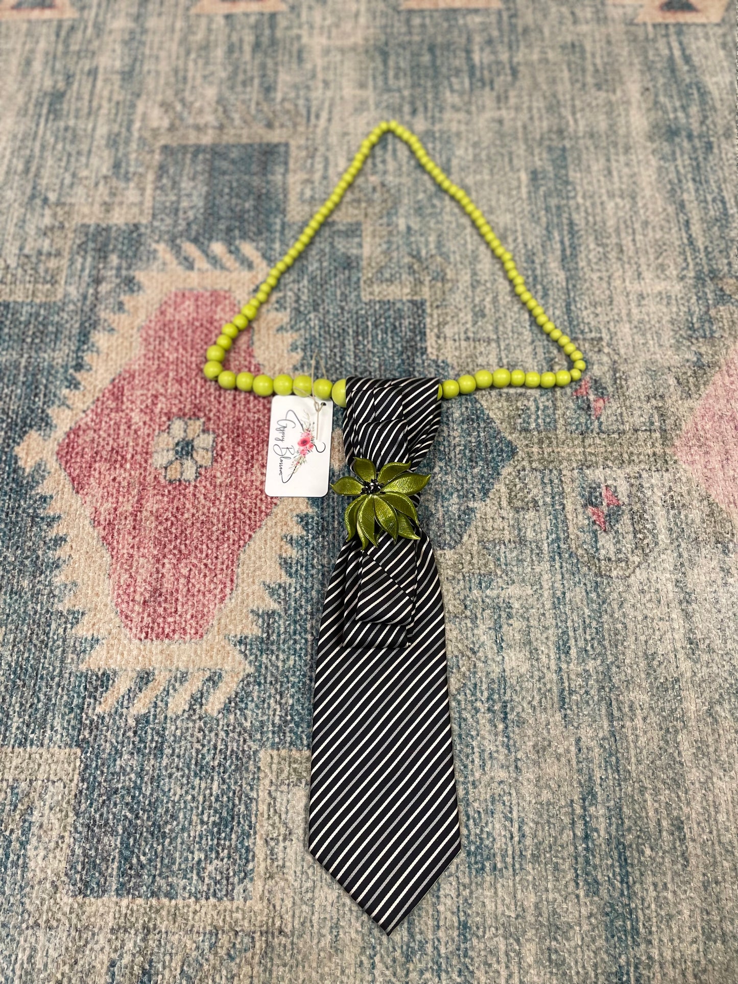 Zanzibar Vintage Tie Necklace