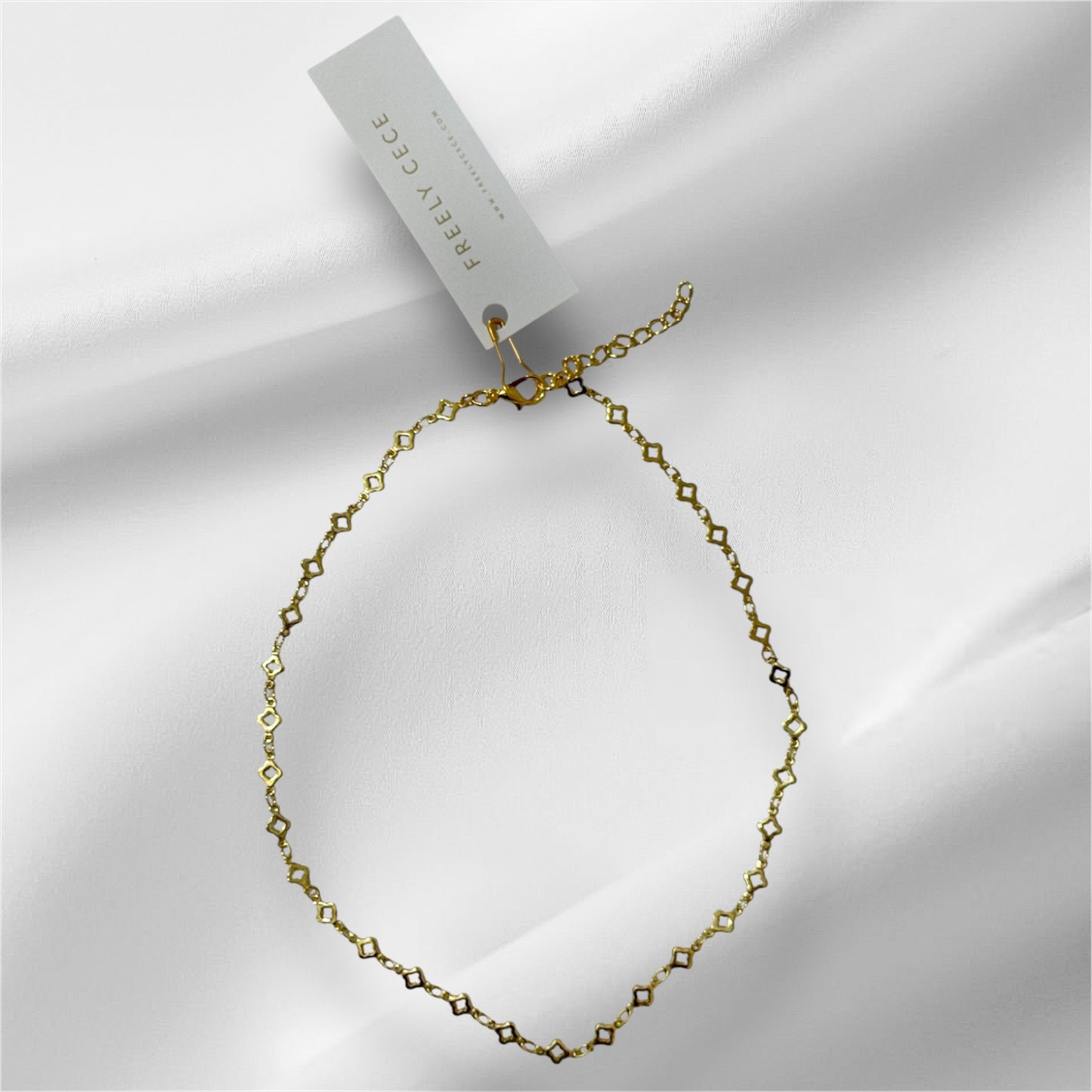 Open Clover Chain Necklace