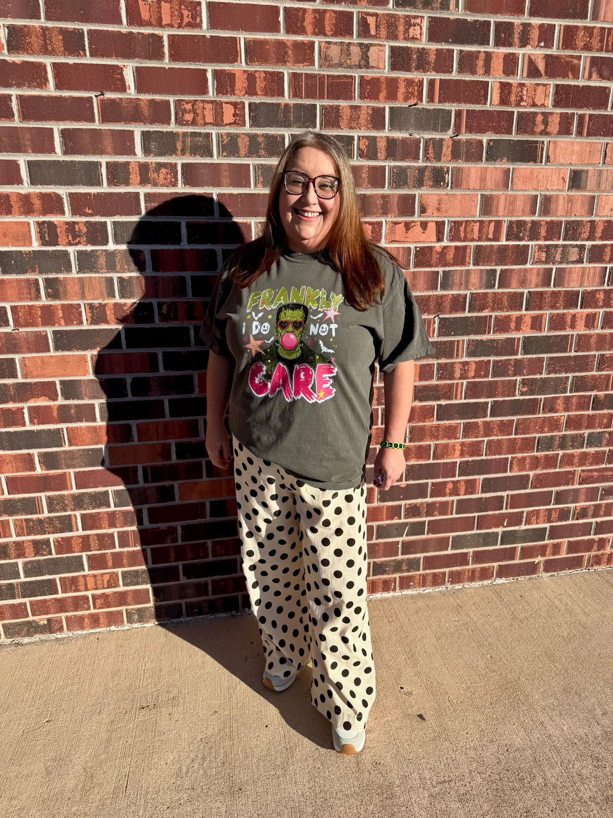 Curvy Frankly Do Not Care T-Shirt
