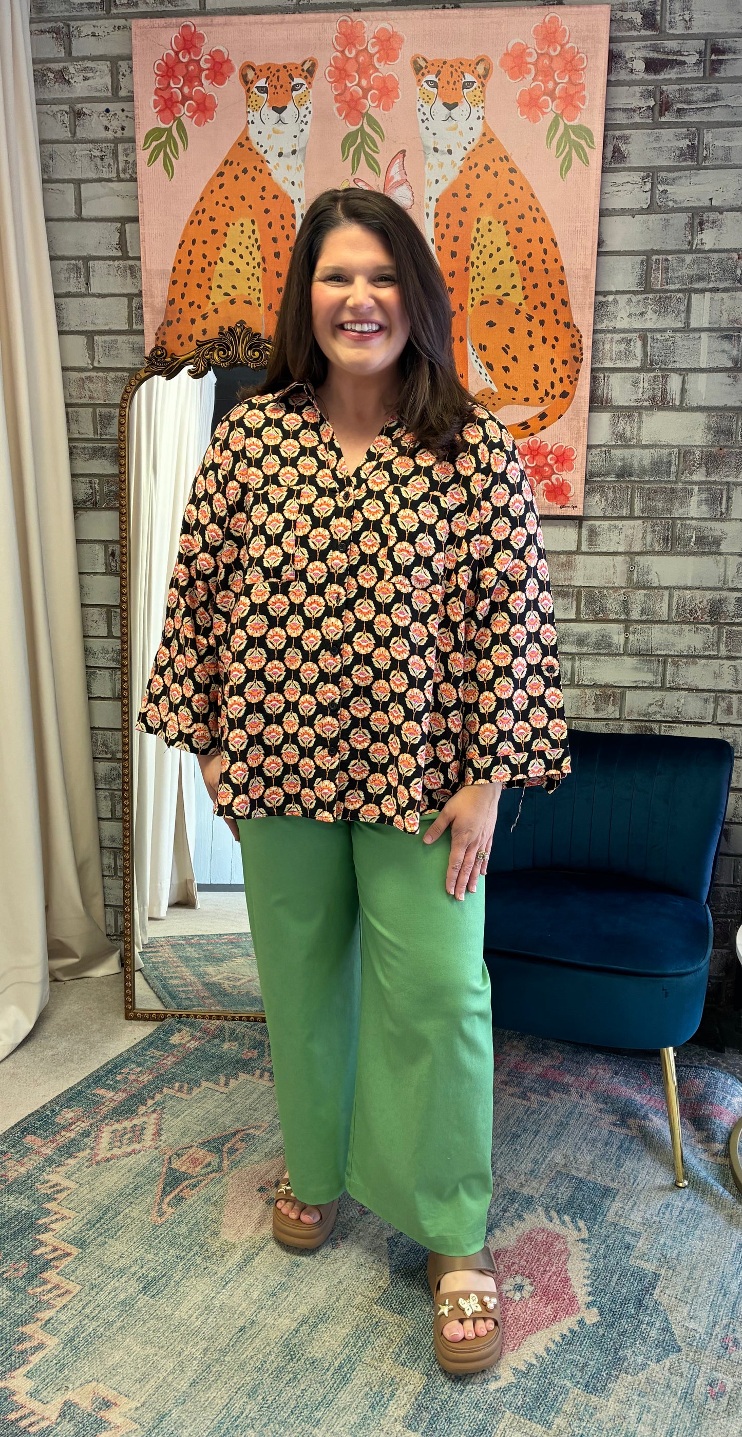 Curvy Nancy Top