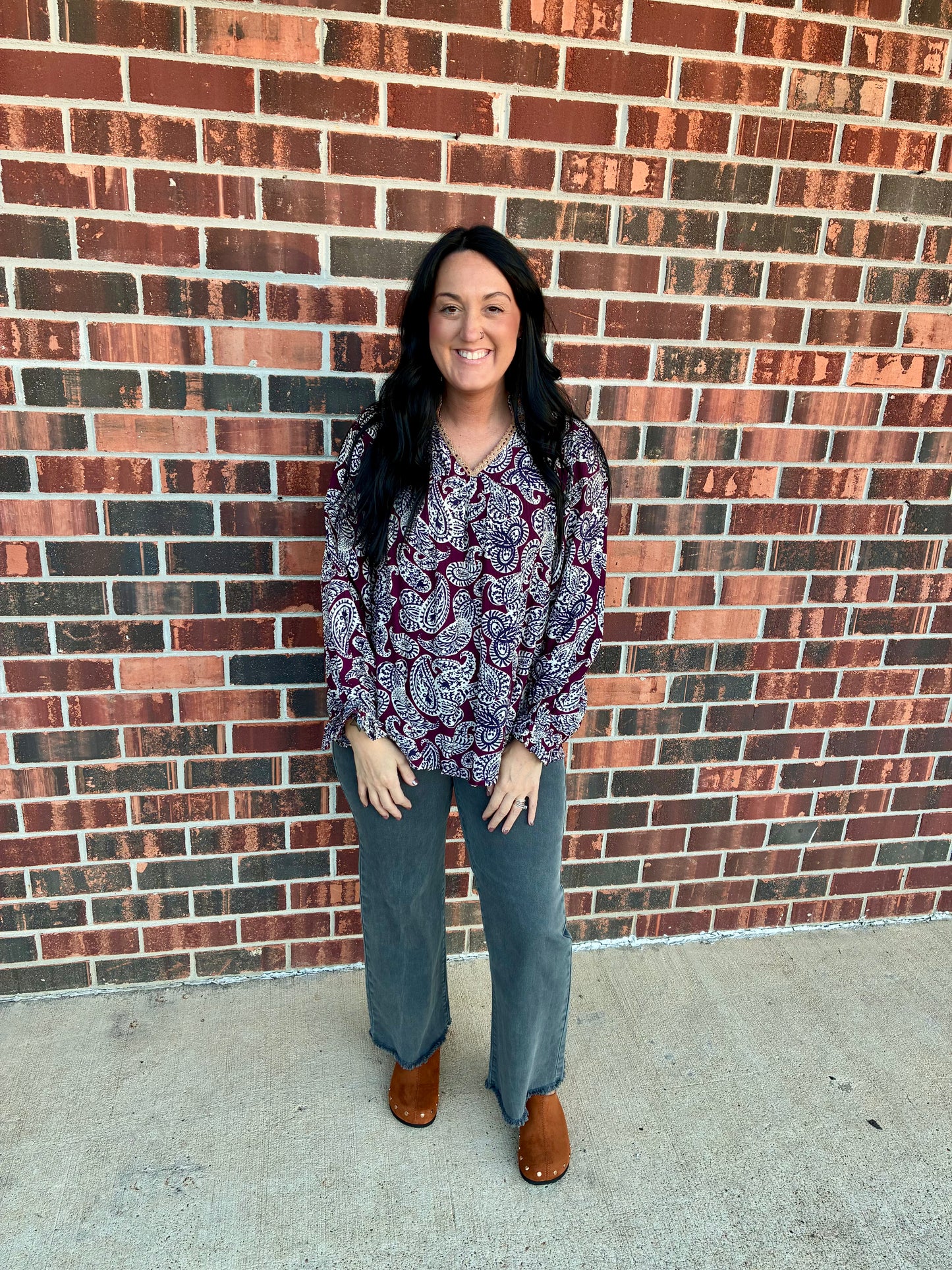 Berry Boheme Top
