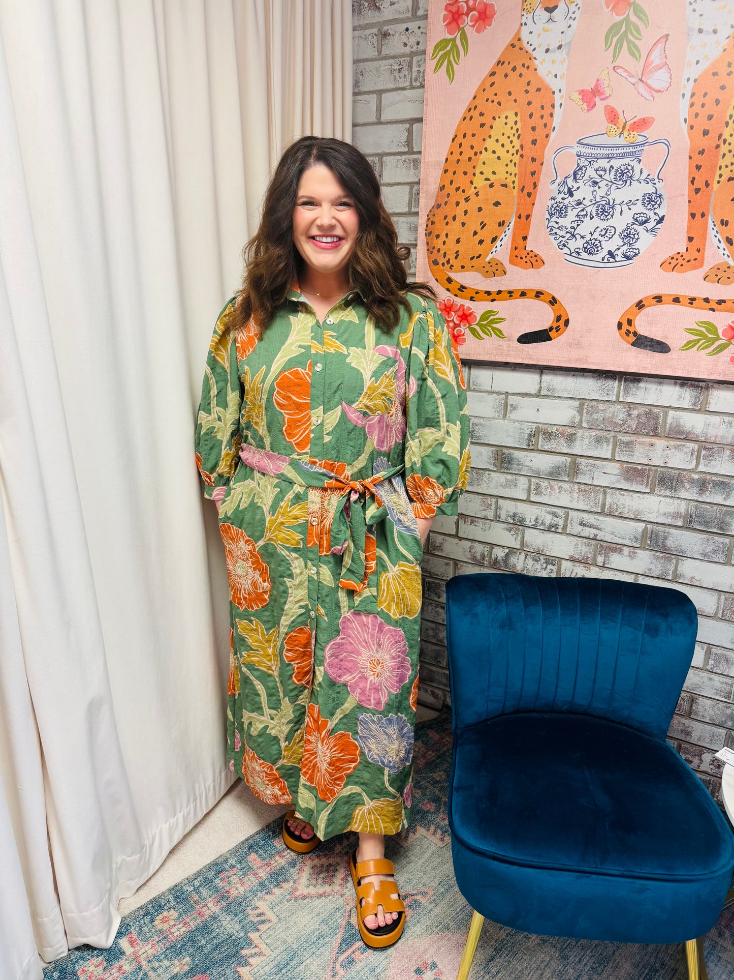 Curvy Tropical Paradise Dress