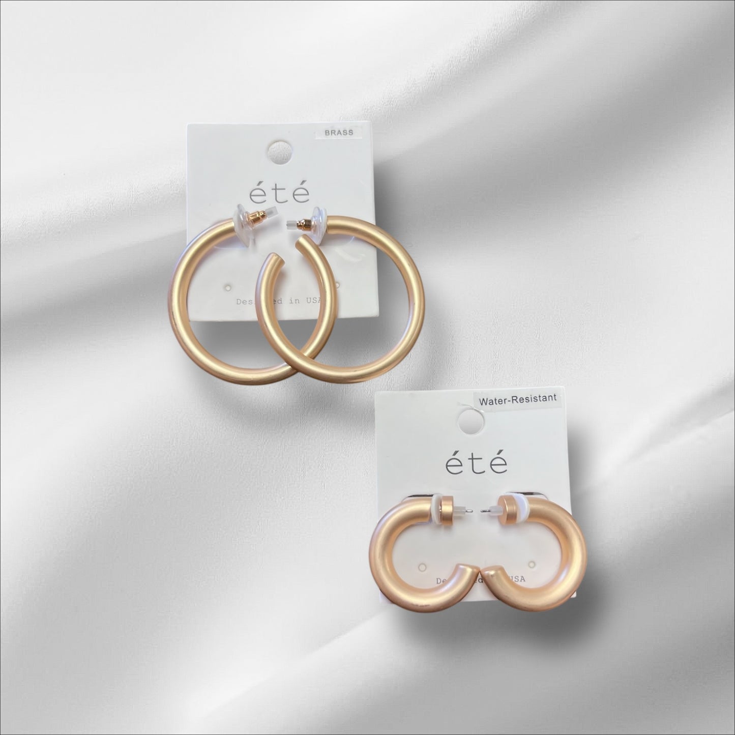 Harley Gold Hoops