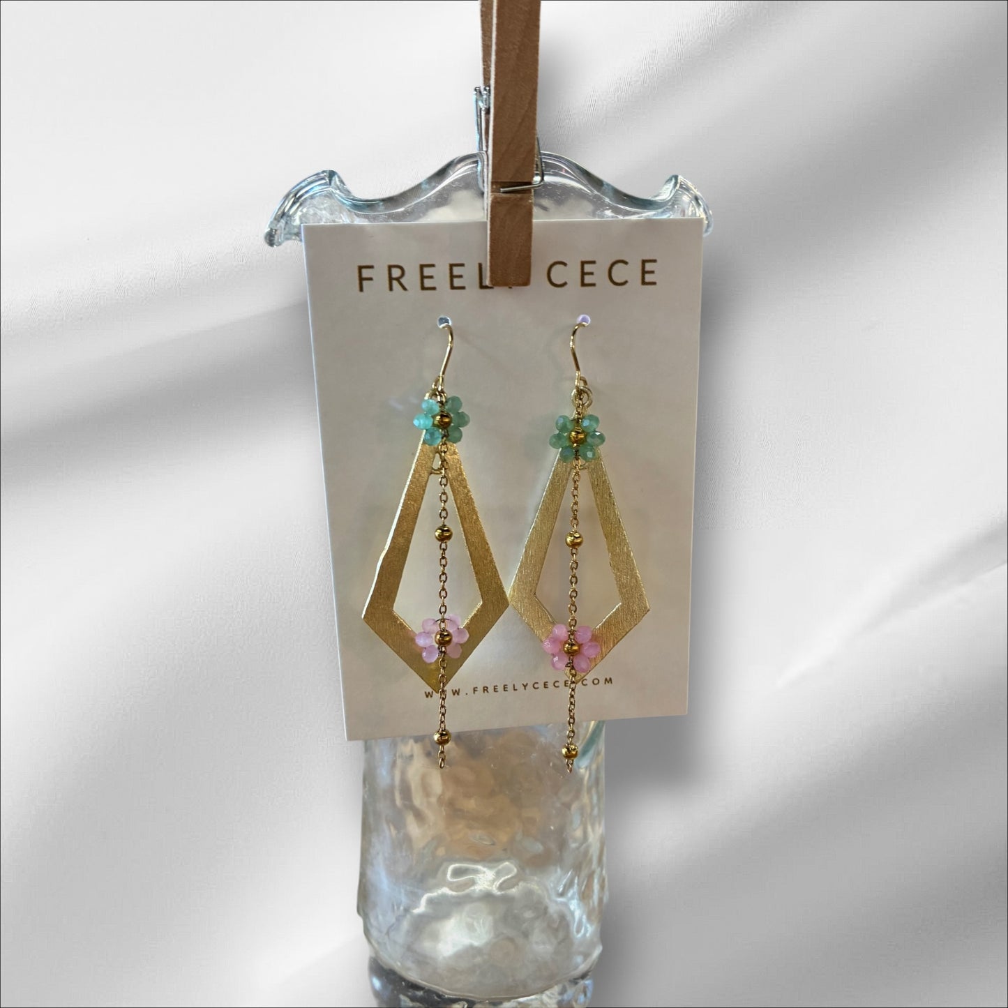 Flower Chain Earrings