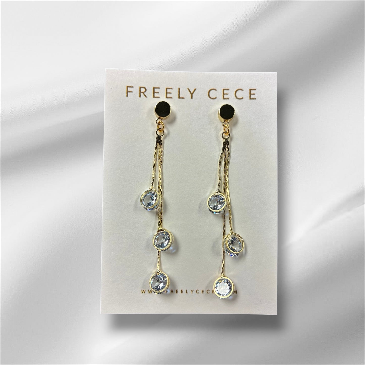 Gem Dangle Earrings
