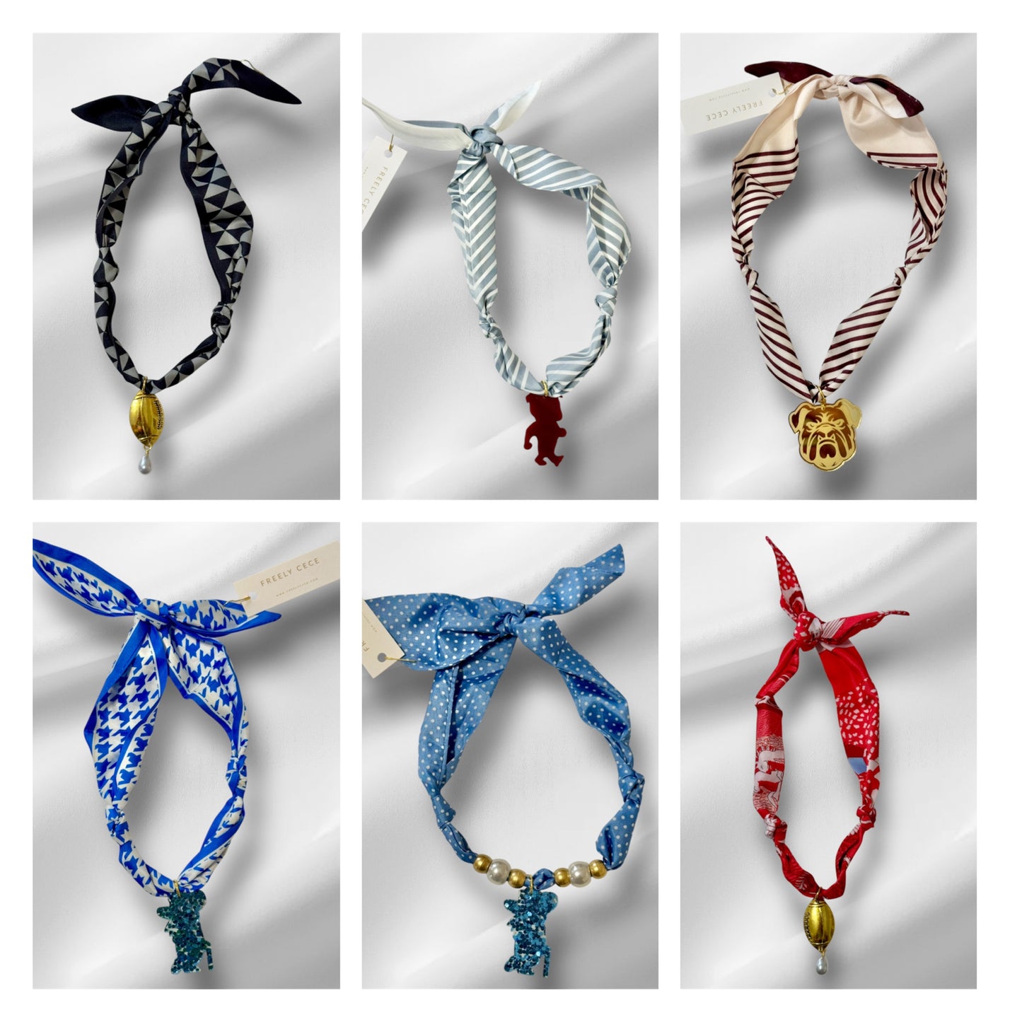 Game Day Scarf Necklaces