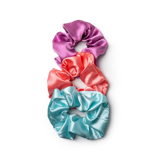 Mane Squeeze Silky Satin Scrunchie Set