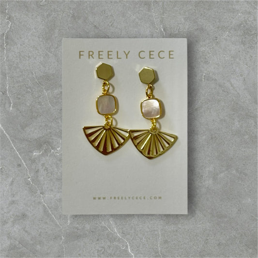 Mother of Pearl Drop Earrings