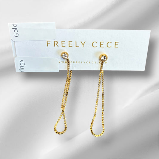 Golden Hour Chain Earrings