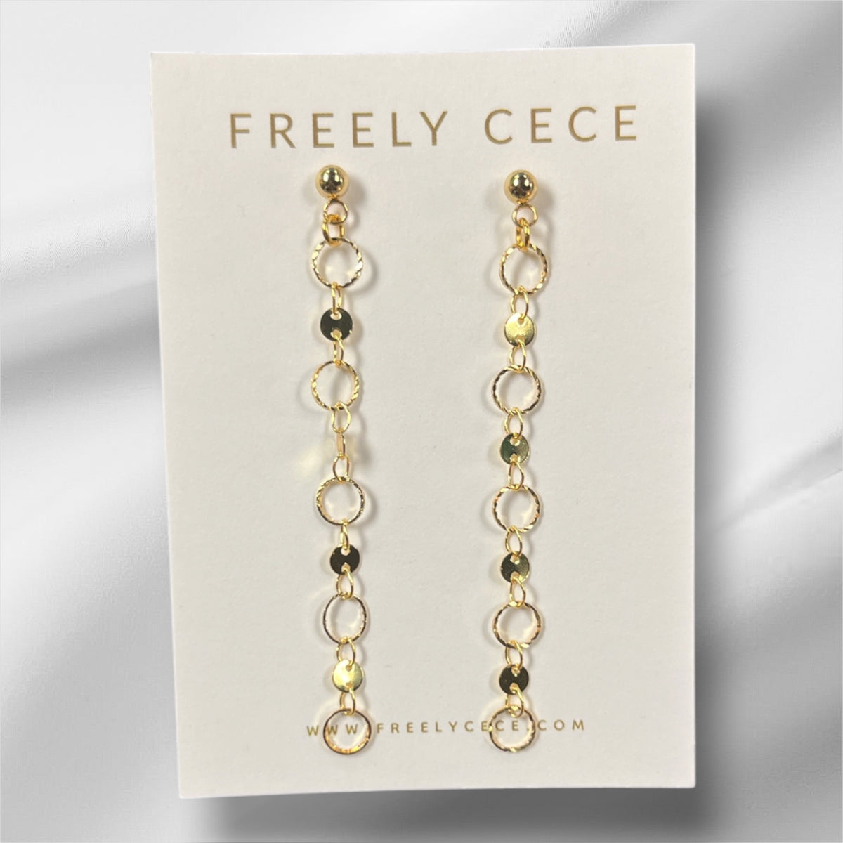Sunlight Circle Earrings
