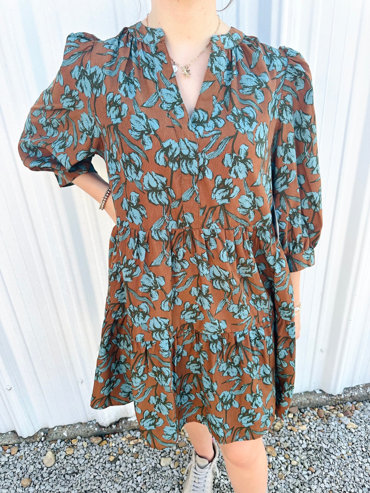 Jana Dress- Teal