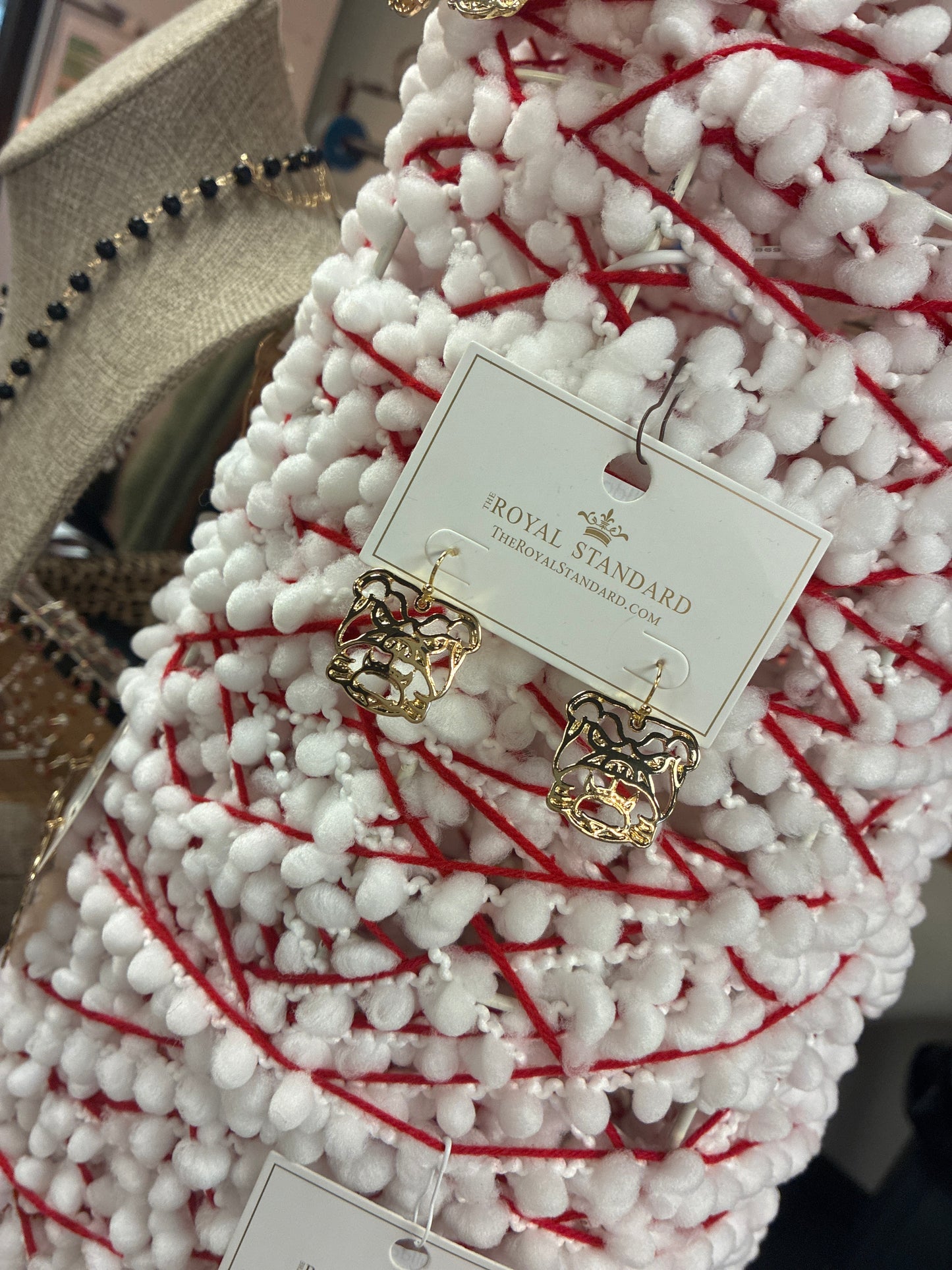 Small Bulldog Earring