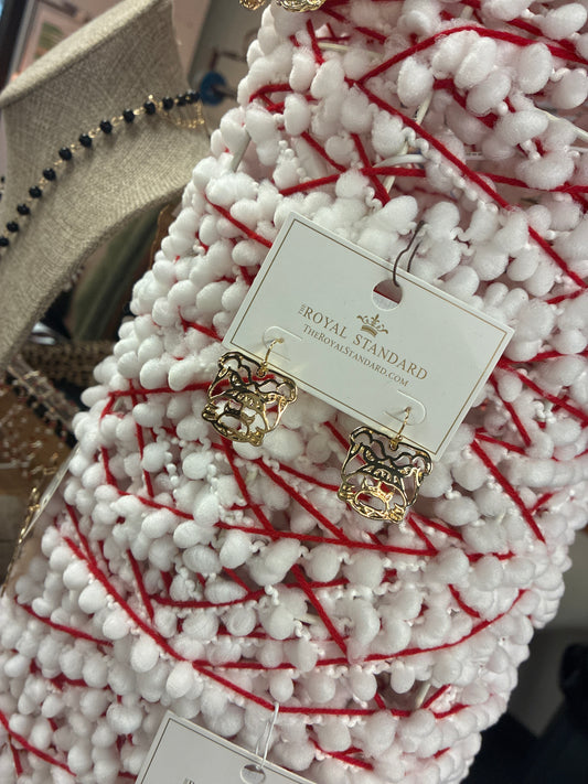 Small Bulldog Earring