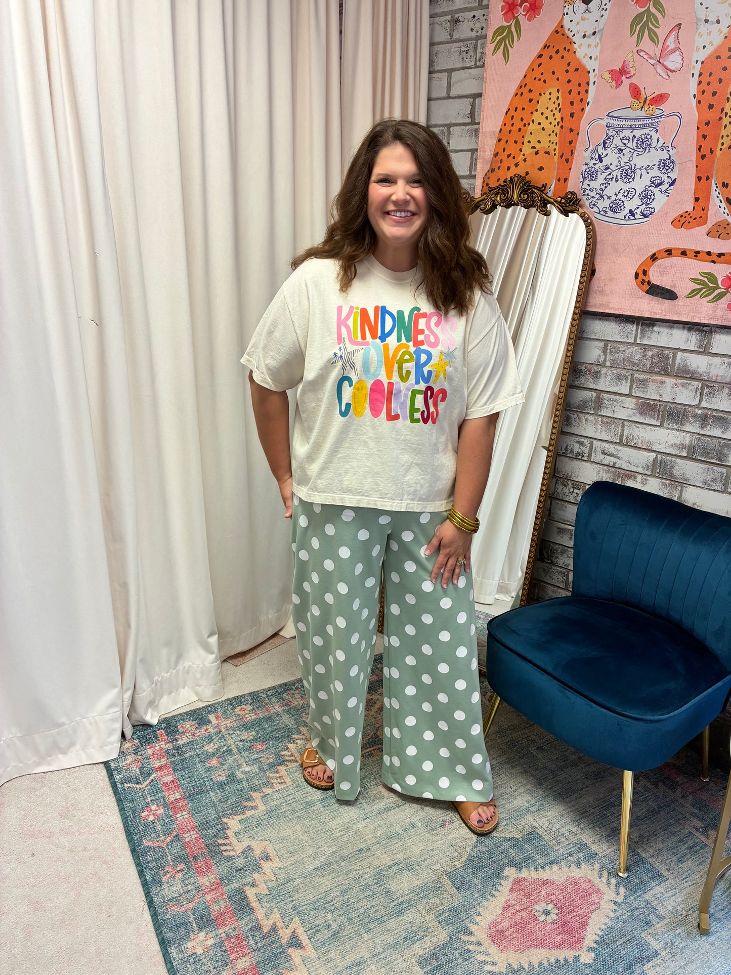 Curvy Kindness Over Coolness Tee