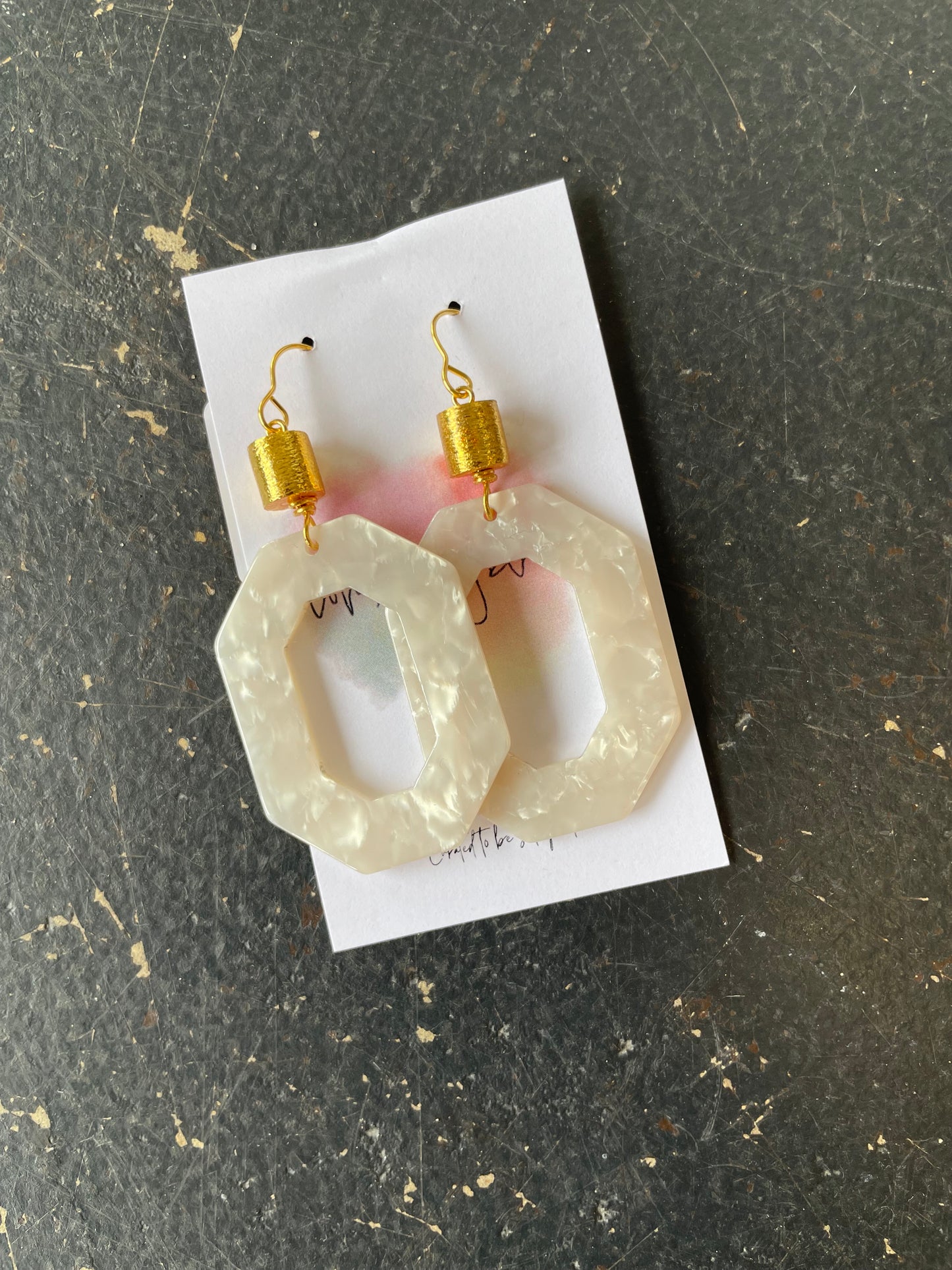 White Pearl Earring