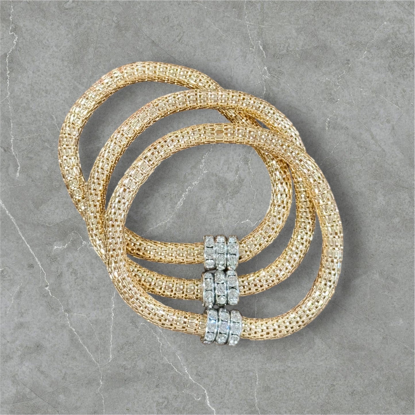 Mesh Bracelet Stacks