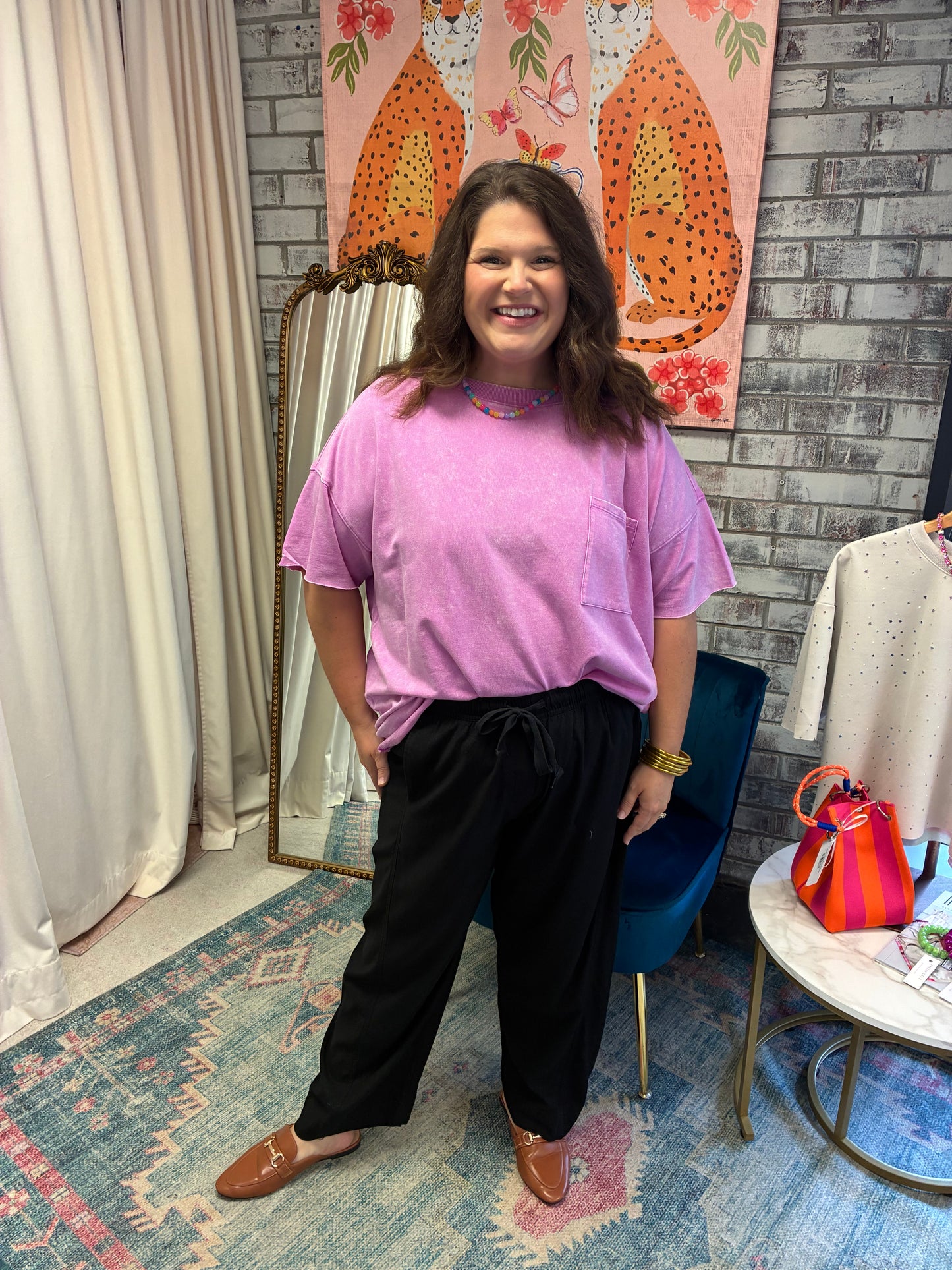 Curvy Basic Pocket Tee