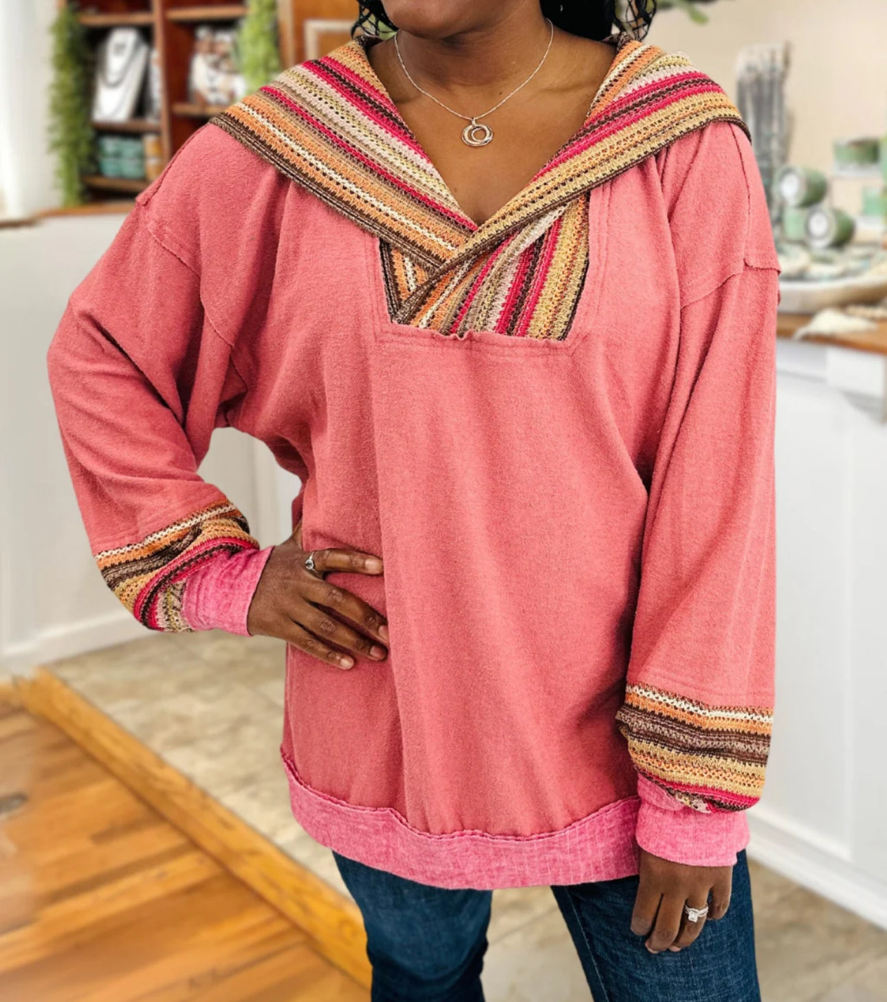 Dianne Hooded Pullover