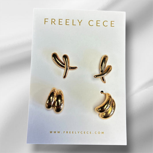 The Crisscross Studs