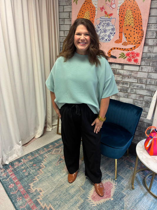 Curvy Ribbed Tee