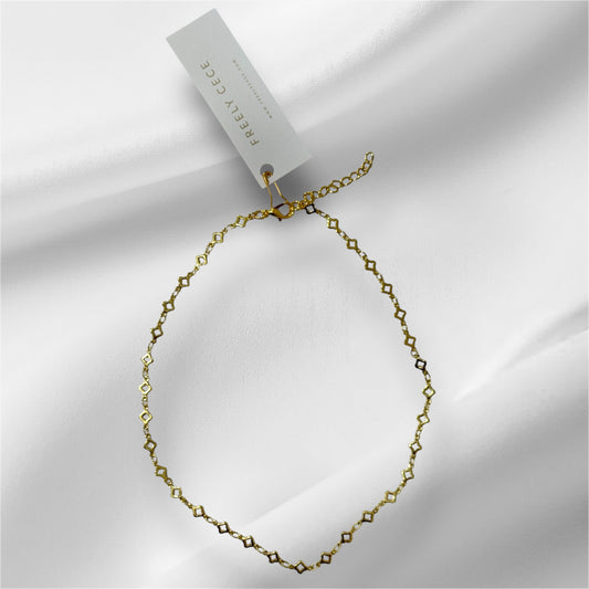 Open Clover Chain Necklace