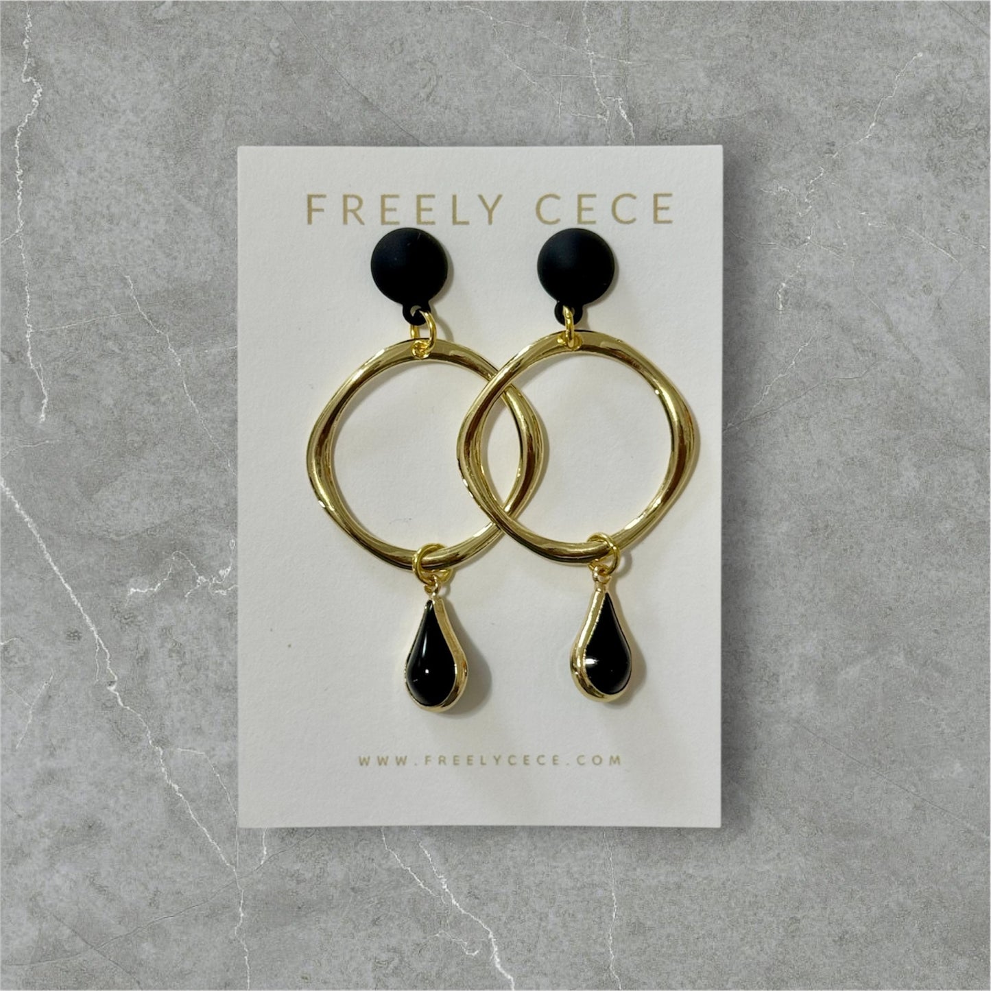 Black Jewel Earrings