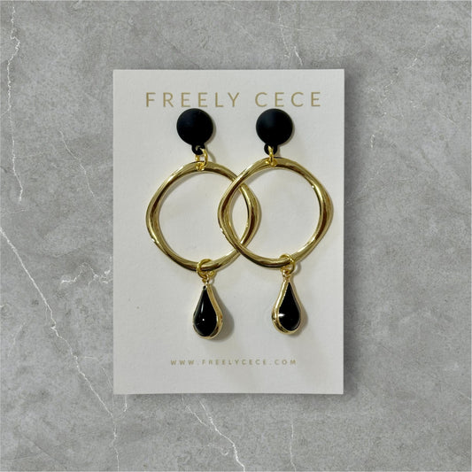 Black Jewel Earrings