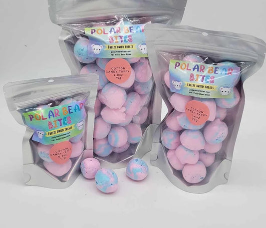 Cotton Candy Taffy Freeze-Dried Candy