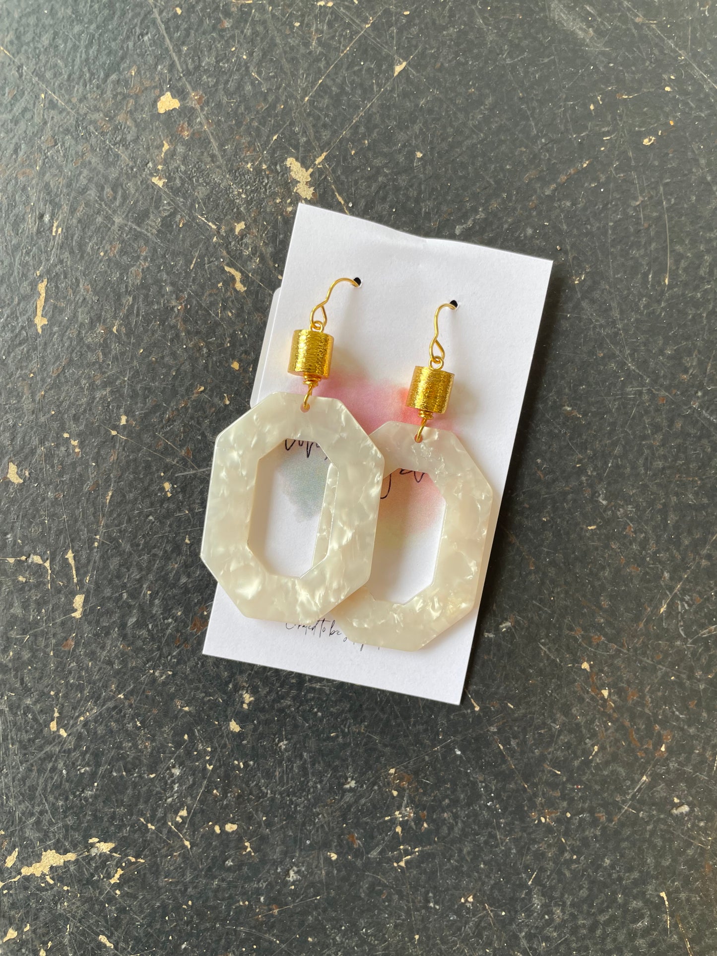 White Pearl Earring
