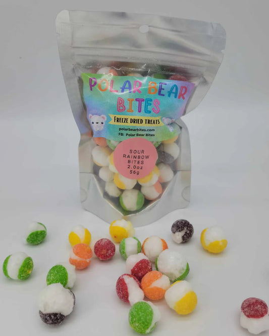 Sour Rainbow Bites Freeze-Dried Candy