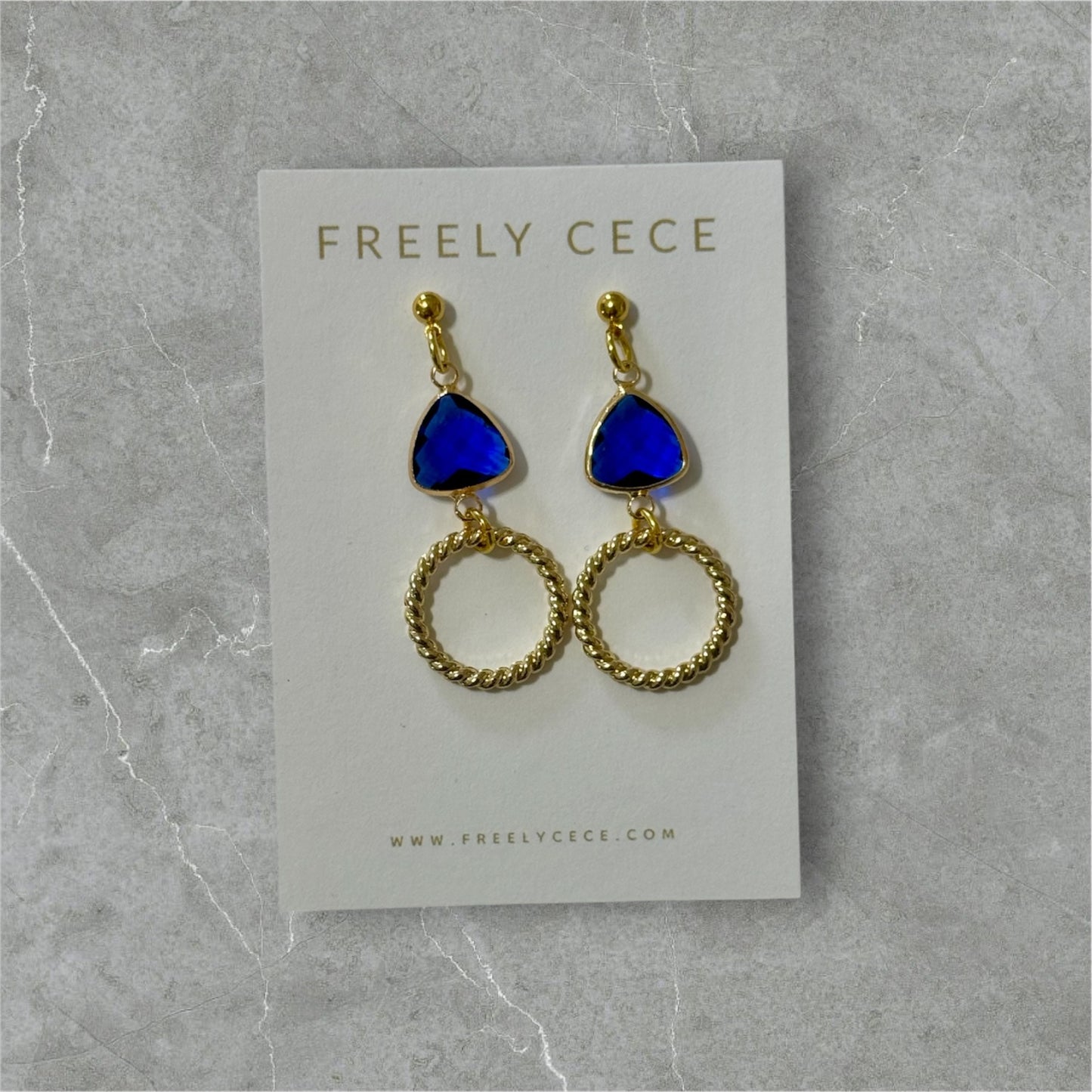 Circle Jewel Earrings