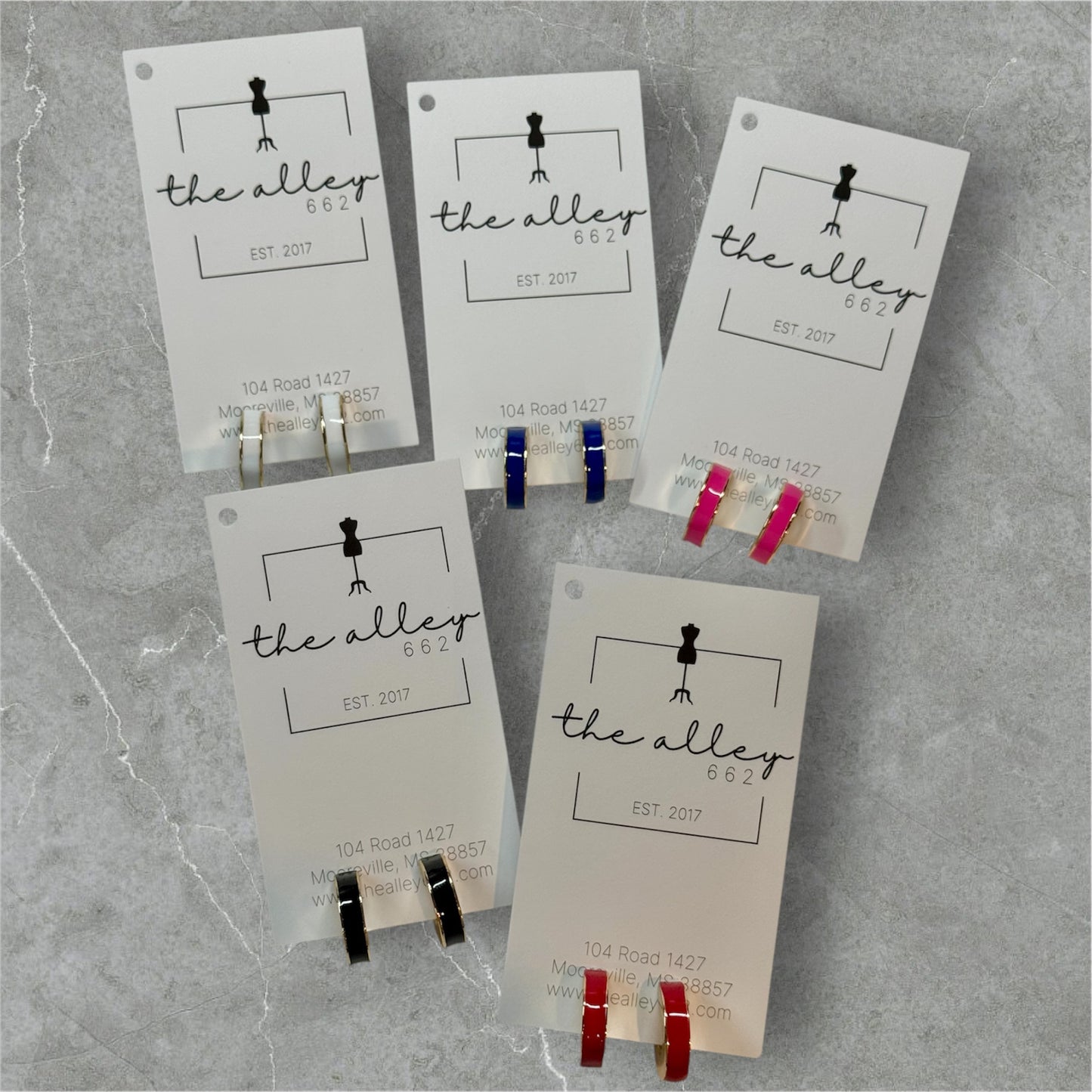 Enamel Hoops