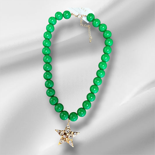 Starry Moss Necklace