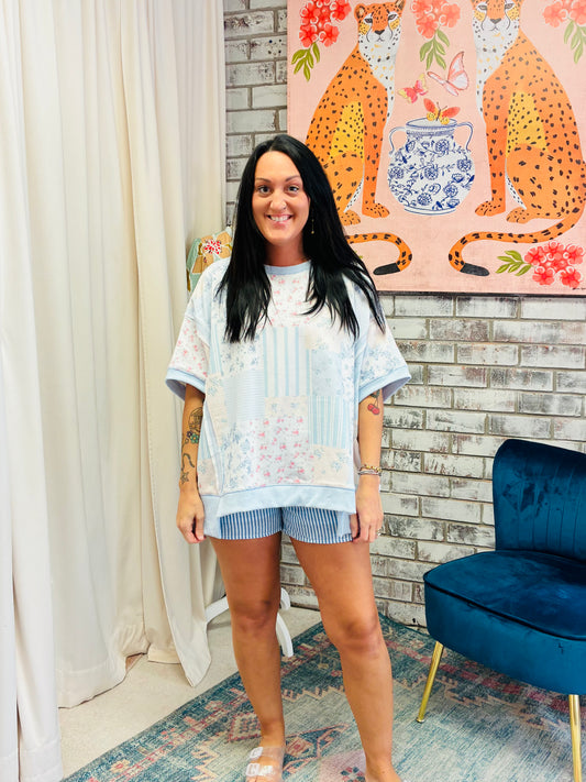 Delaney Striped Short