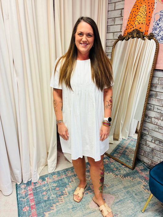 Freely Pleated Dress