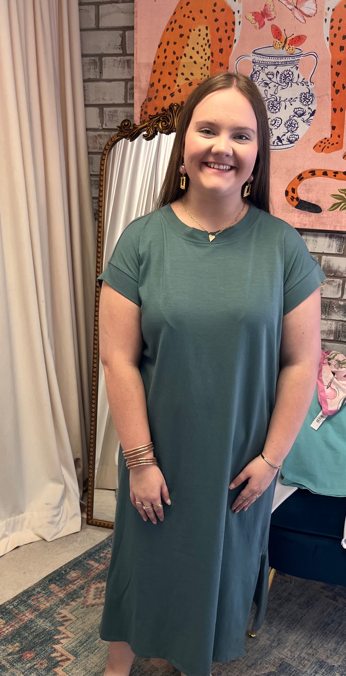 Curvy Basic Tee Dress