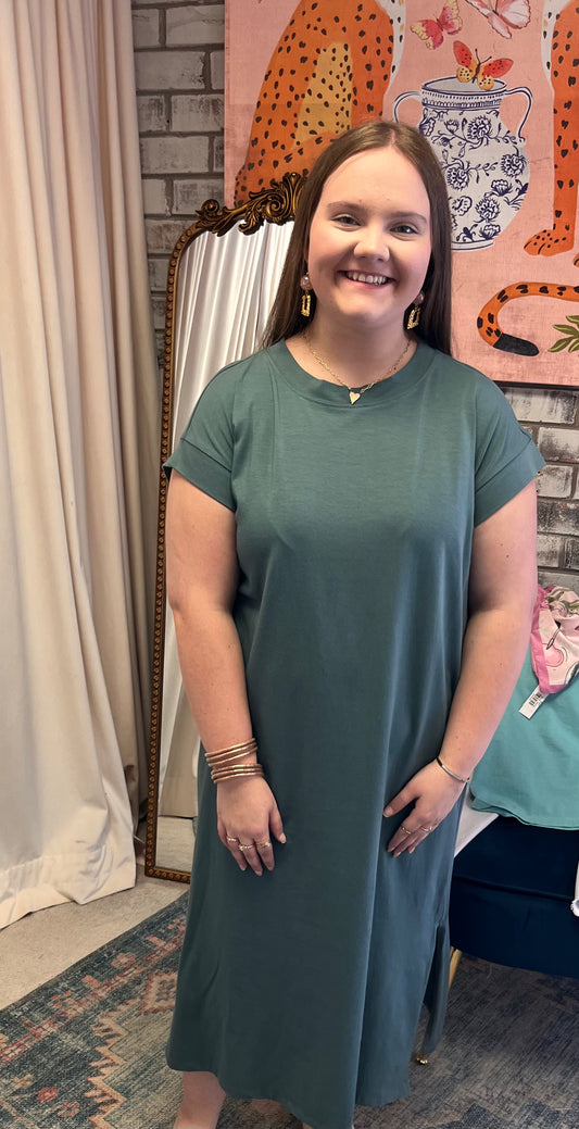 Curvy Basic Tee Dress