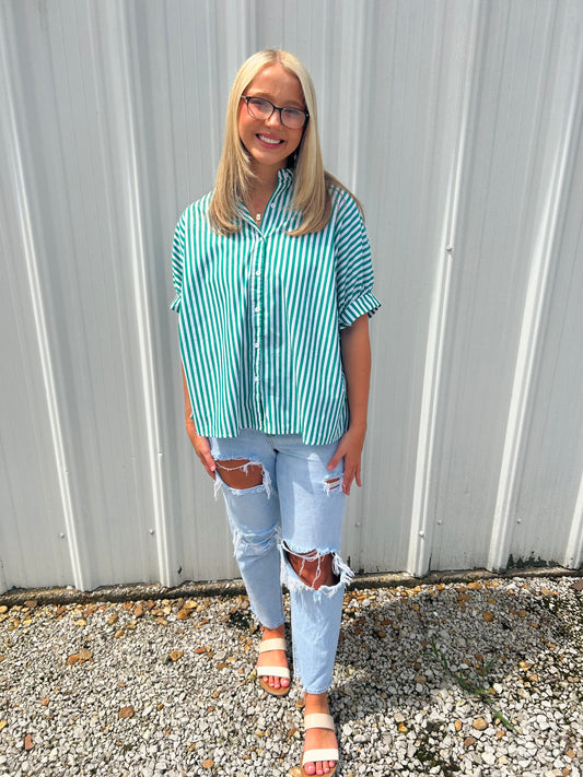 Jennifer Striped Blouse