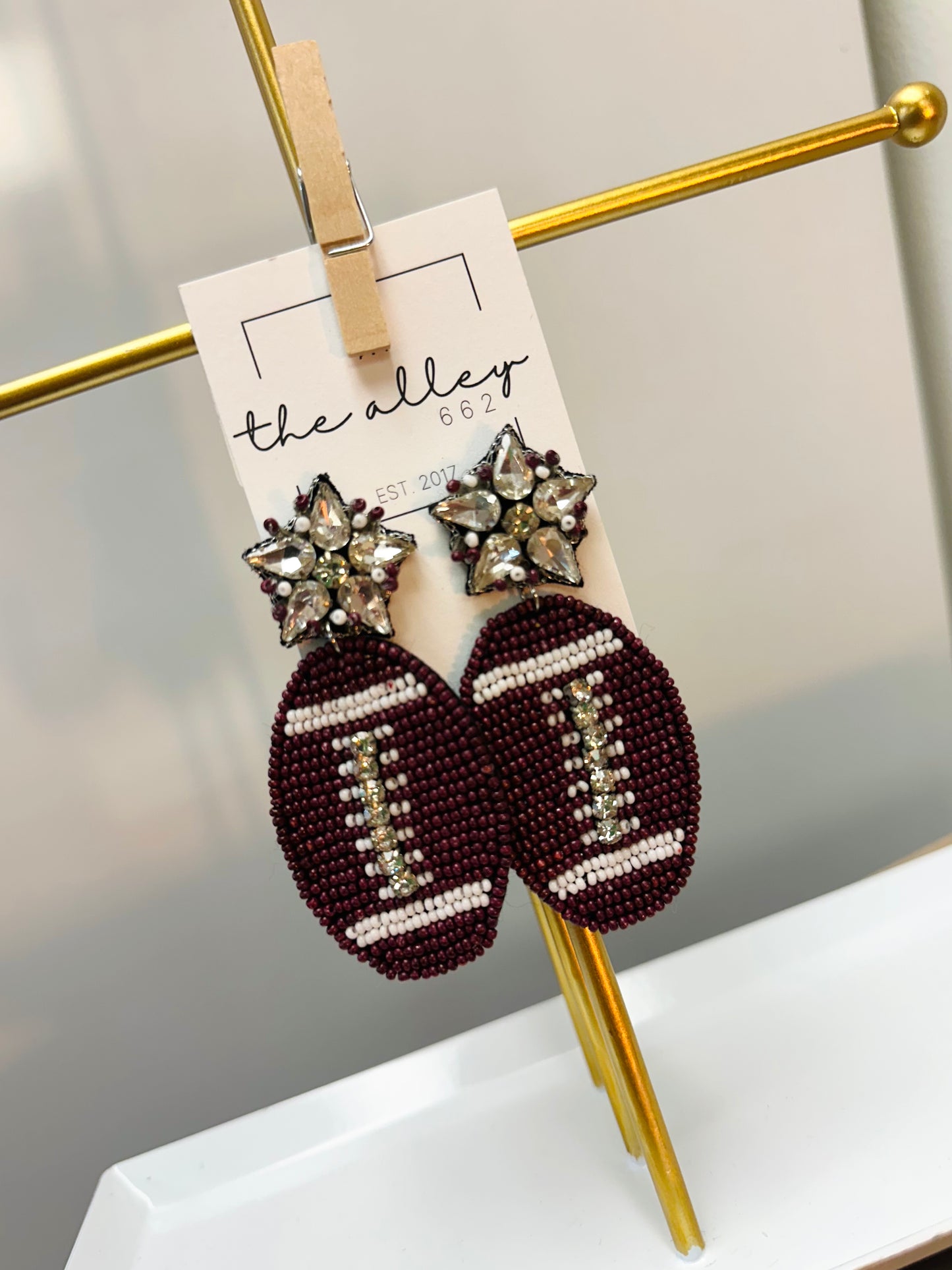 Football Time Earrings