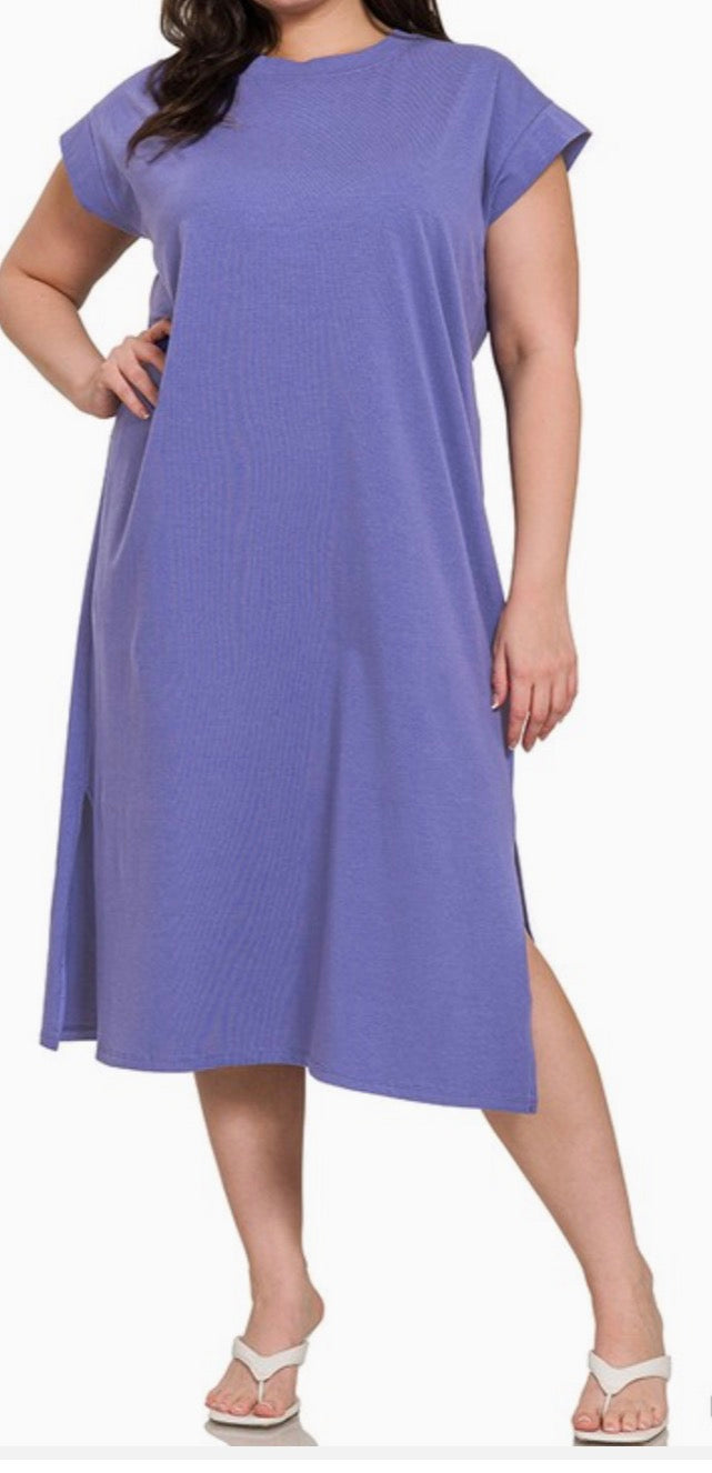 Curvy Basic Tee Dress