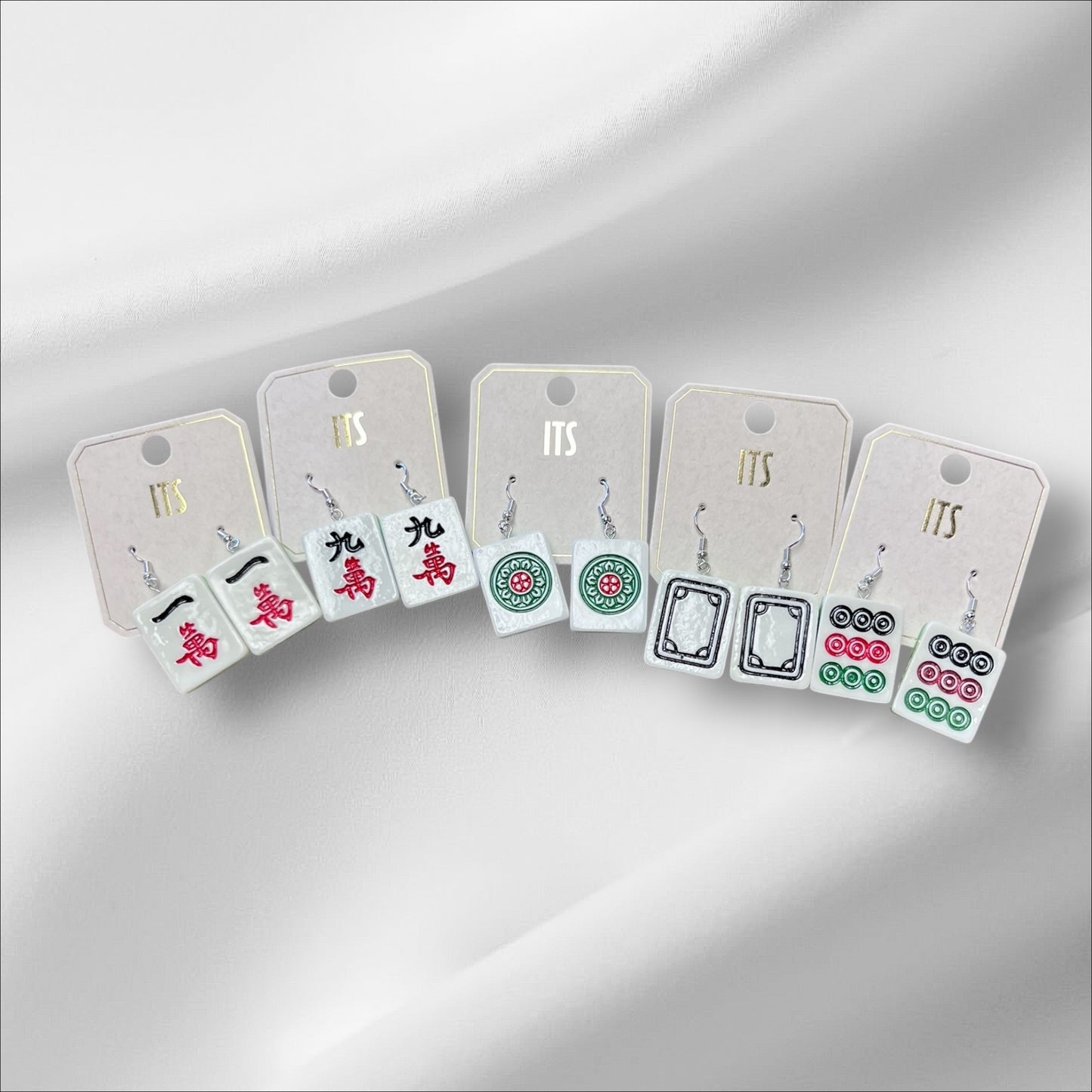 Mahjong Earrings