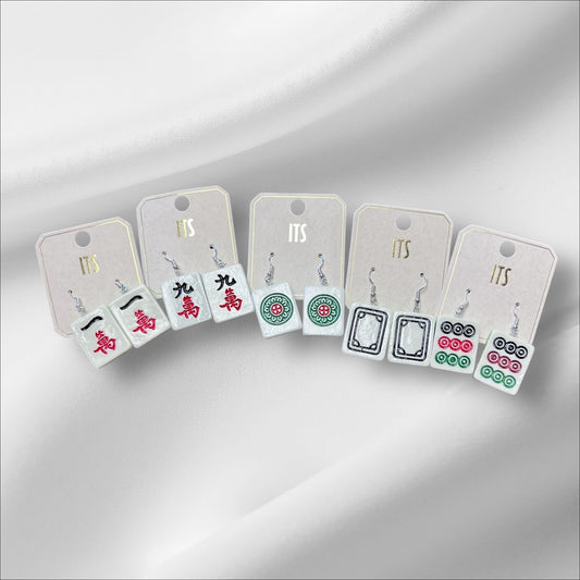 Mahjong Earrings