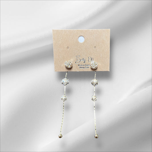 Crystal Cascade Earrings