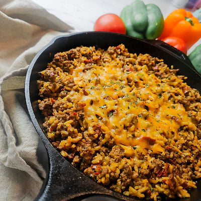 Savvy Gourmand Unstuffed Peppers Skillet
