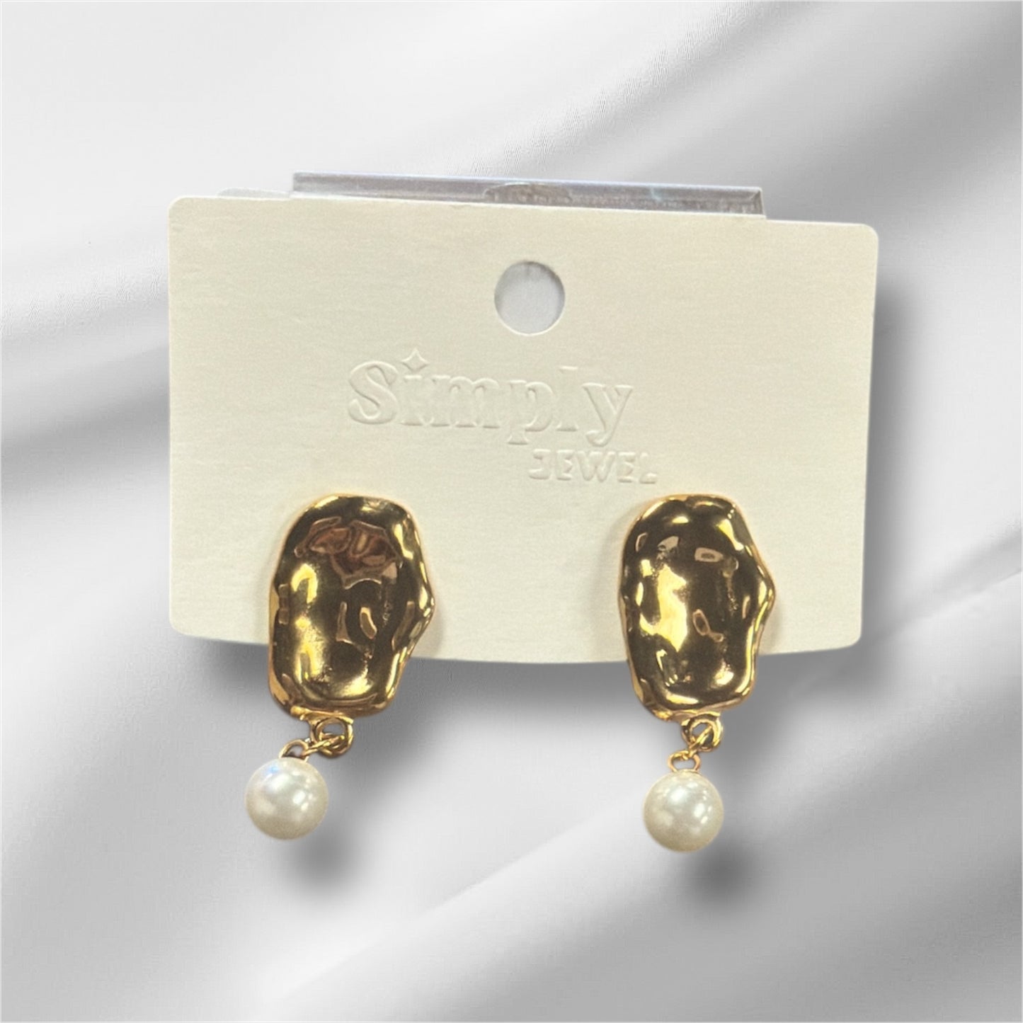 Gold Foil Earring