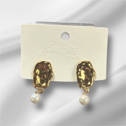 Gold Foil Earring