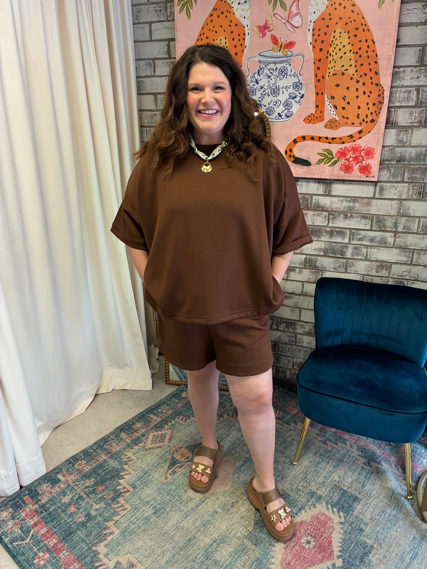 Curvy Hunter Top